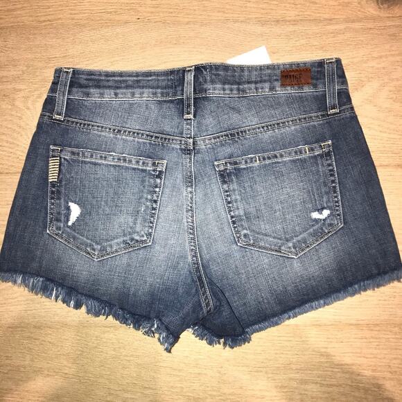 Paige Daryn Denim Jean Shorts Izza Deconstructed 25 - Picture 2 of 5